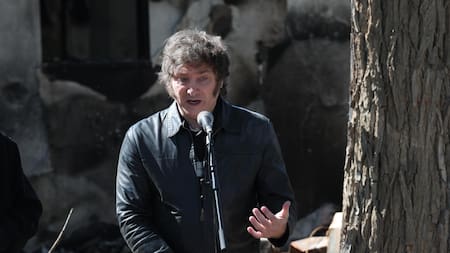 Javier Milei junto a Isaac Herzog. Foto: EFE.