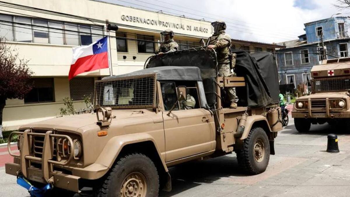 Militarización en Chile. Foto: REUTERS