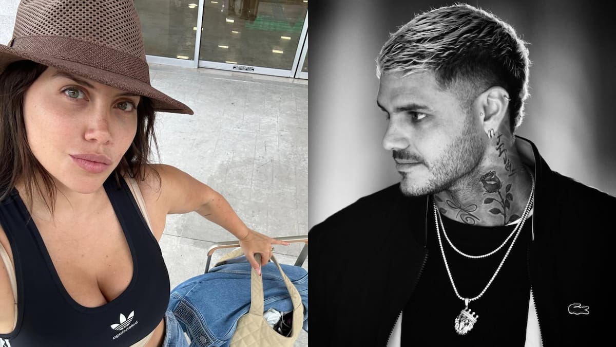 Wanda Nara y Mauro Icardi. Fotos: Instagram.