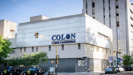 Clínica Colón, en Mar del Plata, Foto: NA