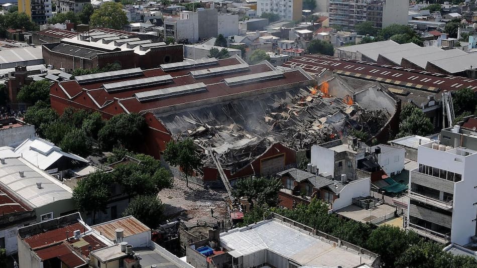 El incendio en Iron Mountain en 2014. Foto: NA.