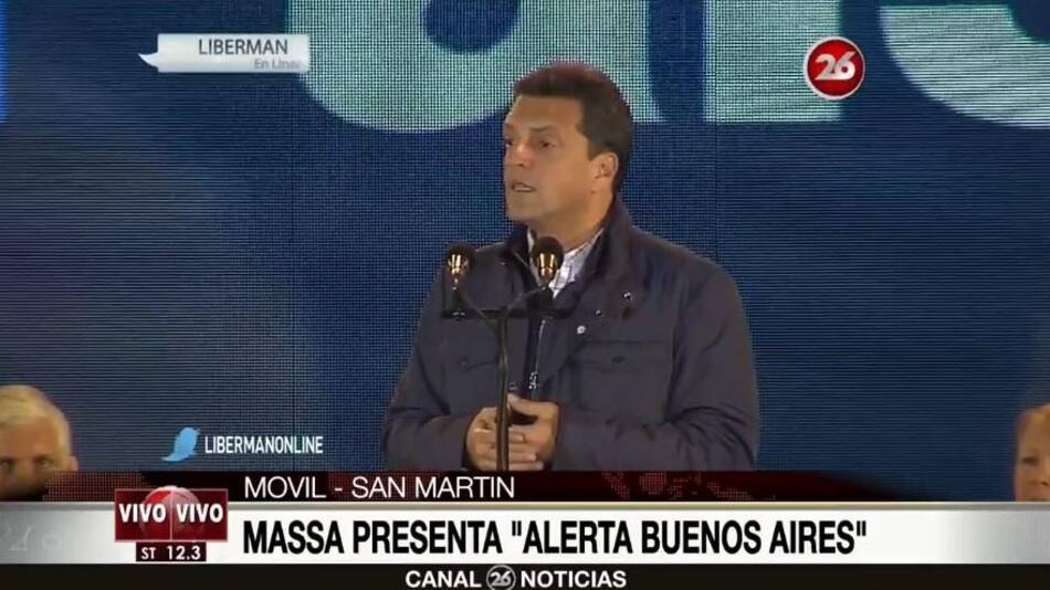Sergio Massa - Alerta Buenos Aires