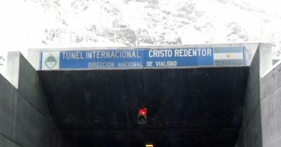 Paso Cristo Redentor. Foto: Télam