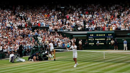 Victoria de Djokovic sobre Nadal en Wimbledon (Reuters)