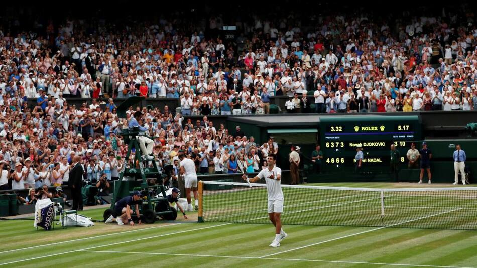 Victoria de Djokovic sobre Nadal en Wimbledon (Reuters)
