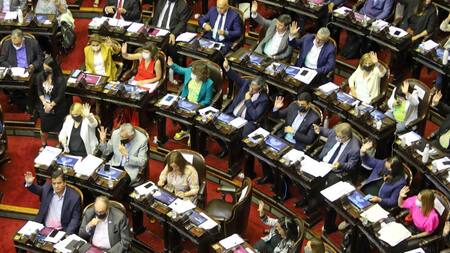 Diputados durante la votación del Presupuesto 2022, AGENCIA NA
