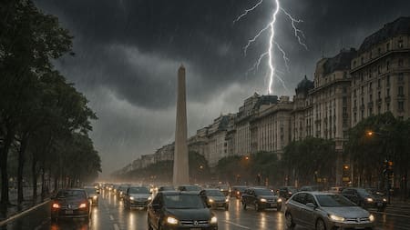 “Se viene el diluvio del año”: alerta por tormentas severas, vientos que superarían los 70 km/h y posible granizo