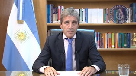 Anuncios económicos de Luis Caputo. Video: Captura de video.