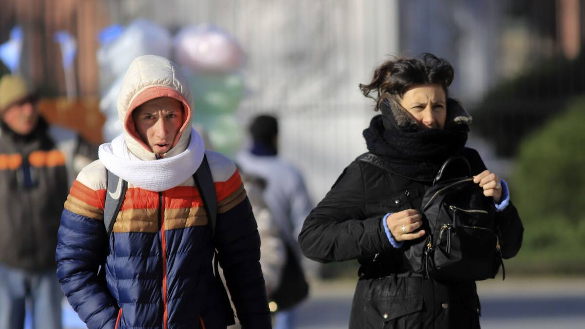 Ola de frío en Argentina, invierno. Foto: NA.