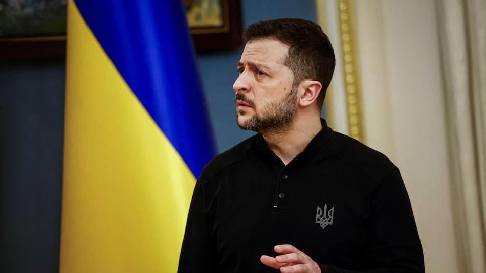 Volodimir Zelenski, presidente de Ucrania. REUTERS/Alina Smutko.