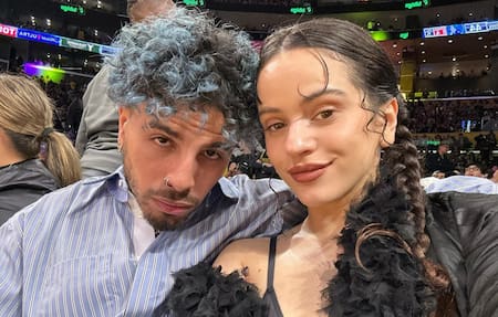 Rosalía y Rauw Alejandro. Foto: Instagram/rosalia.vt