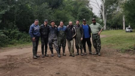 El equipo del IBIGEO-CONICET que hizo el hallazgo de la nueve especie de pez. Foto: noasur.conicet.gov.ar