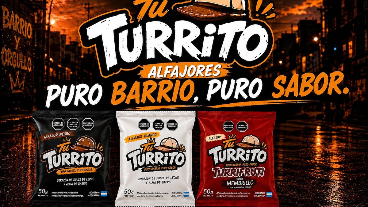 “Tu Turrito”: el alfajor que nació en Merlo, cuesta menos de $700 y ya es furor en los kioscos de zona oeste.