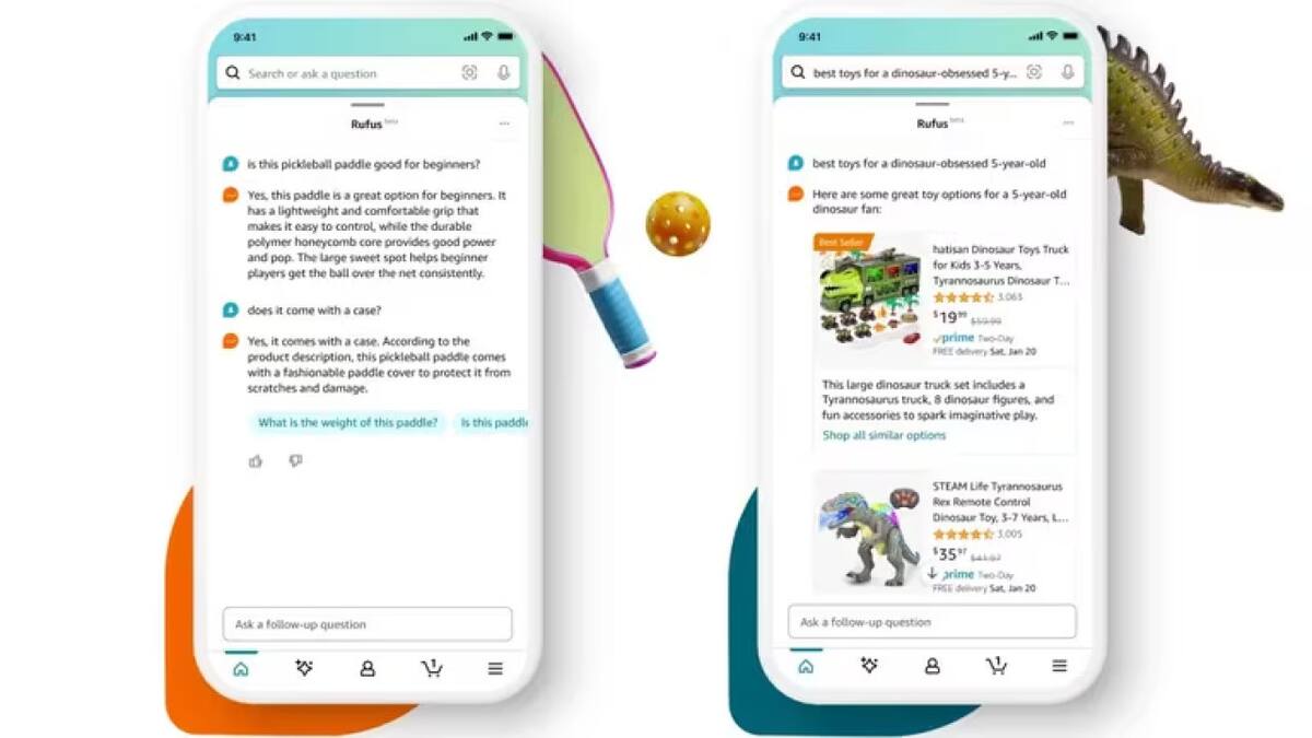 Rufus, la IA de Amazon. Foto: X