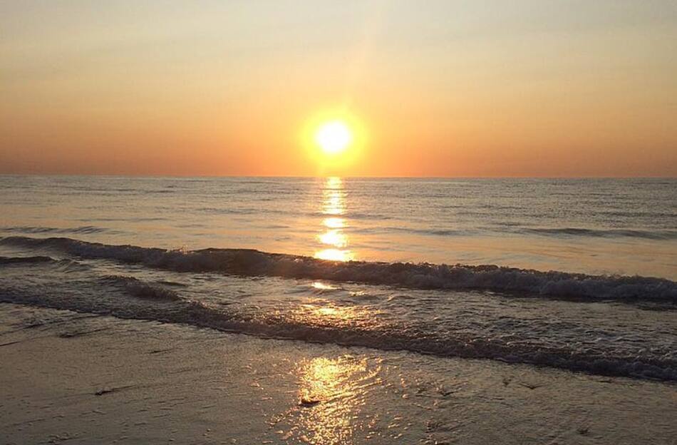 Las Grutas, balneario. Foto: Wikipedia