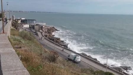 Zona de Mar del Plata en la que se produjo la muerte de un joven de 22 años. Foto: NA.