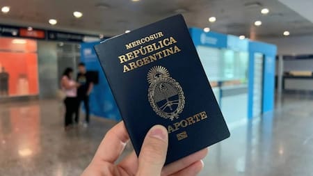 Pasaporte argentino.