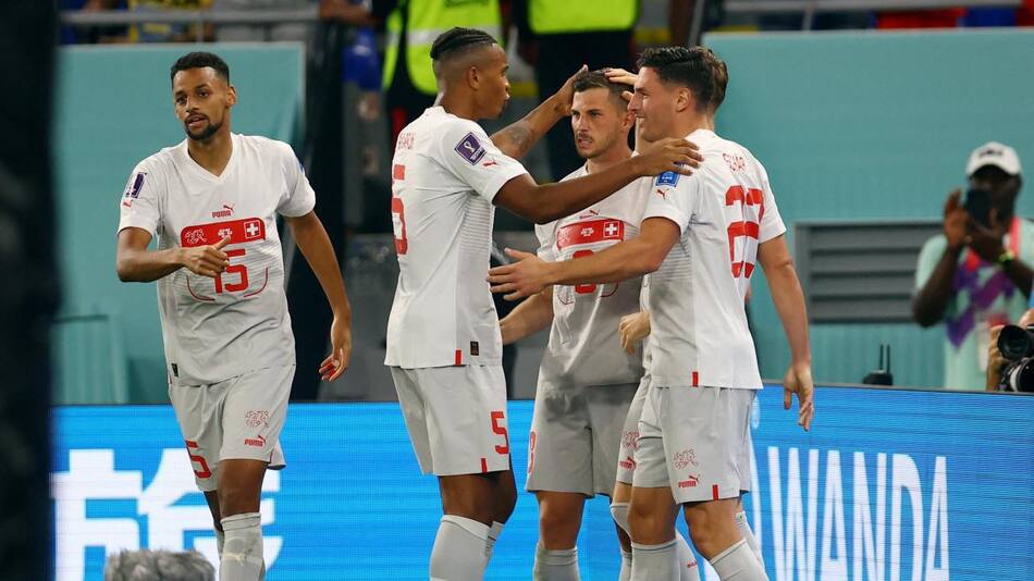 Suiza vs Serbia, Mundial Qatar 2022. Foto: REUTERS
