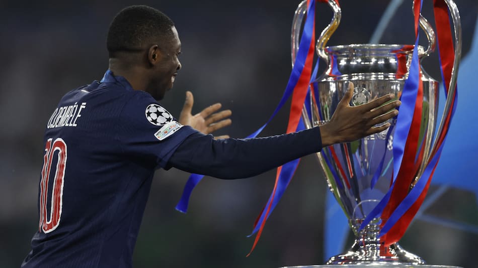 Ousmane Dembélé, uno de los candidatos a ganar el Balón de Oro 2025. Foto: Reuters/Peter Cziborra