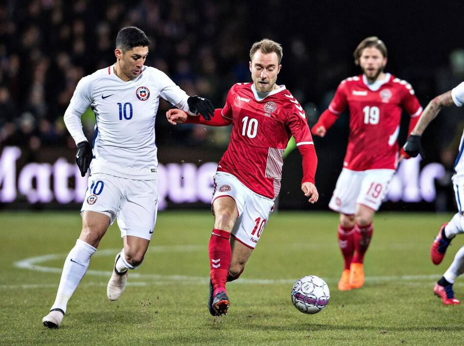 Dinamarca vs. Chile - Amistoso FIFA - Mundial Rusia 2018 (Reuters)