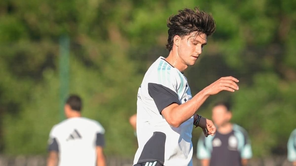 Leonardo Balerdi en la Selección argentina.
