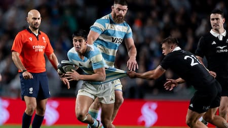 Los Pumas ante los All Blacks en el Rugby Championship. Foto: @gaspafotos.