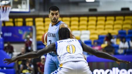 Argentina en el AmeriCup de básquet. Foto: Télam