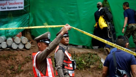 Rescate de niños en cueva de Tailandia (Reuters)