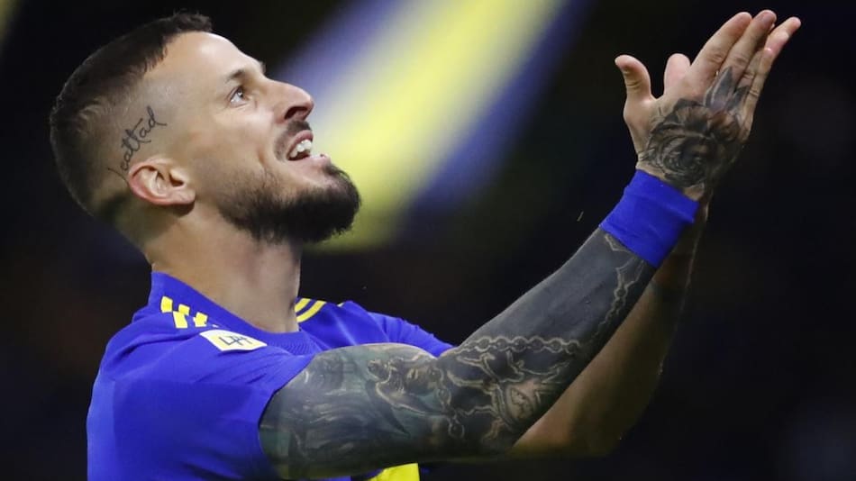 Darío Benedetto, Boca Juniors, Copa de la Liga Profesional. Foto: AFP.