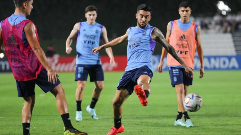 Selección Argentina, entrenamiento. Foto: NA