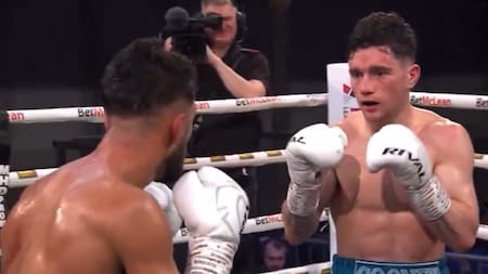 La pelea entre John Cooney y Nathan Howells que provocó el trágico final. Foto: Captura de video.