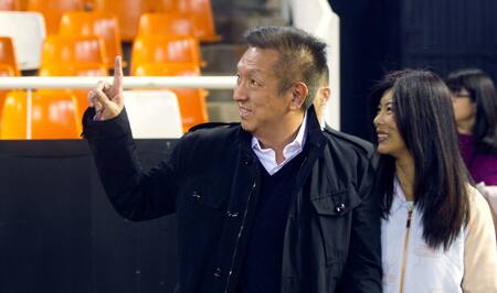 Peter Lim, el actual propietario del Valencia C.F. Foto: EFE.