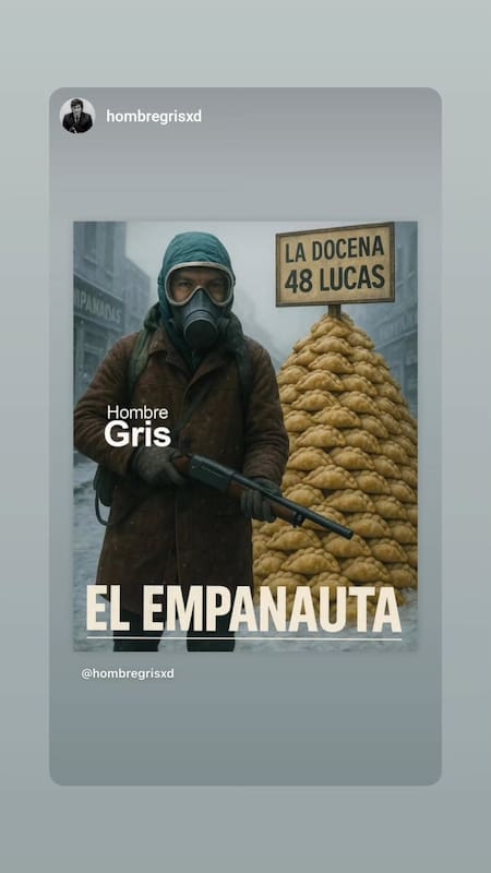 Los memes que compartió Javier Milei sobre los dichos de Ricardo Darín y los precios de las empanadas. Foto: Instagram Javiermilei.