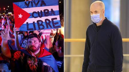 Protestas en Cuba, Ho9racio Rodríguez Larreta, Reuters - NA