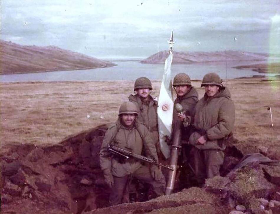 Soldados en Malvinas. Foto: argentina.gob.ar