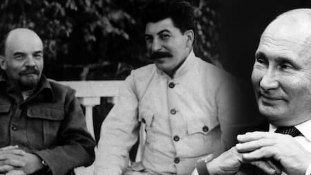 Lenin, Stalin, Putin, Rusia