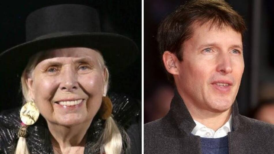 Joni Mitchell y James Blunt
