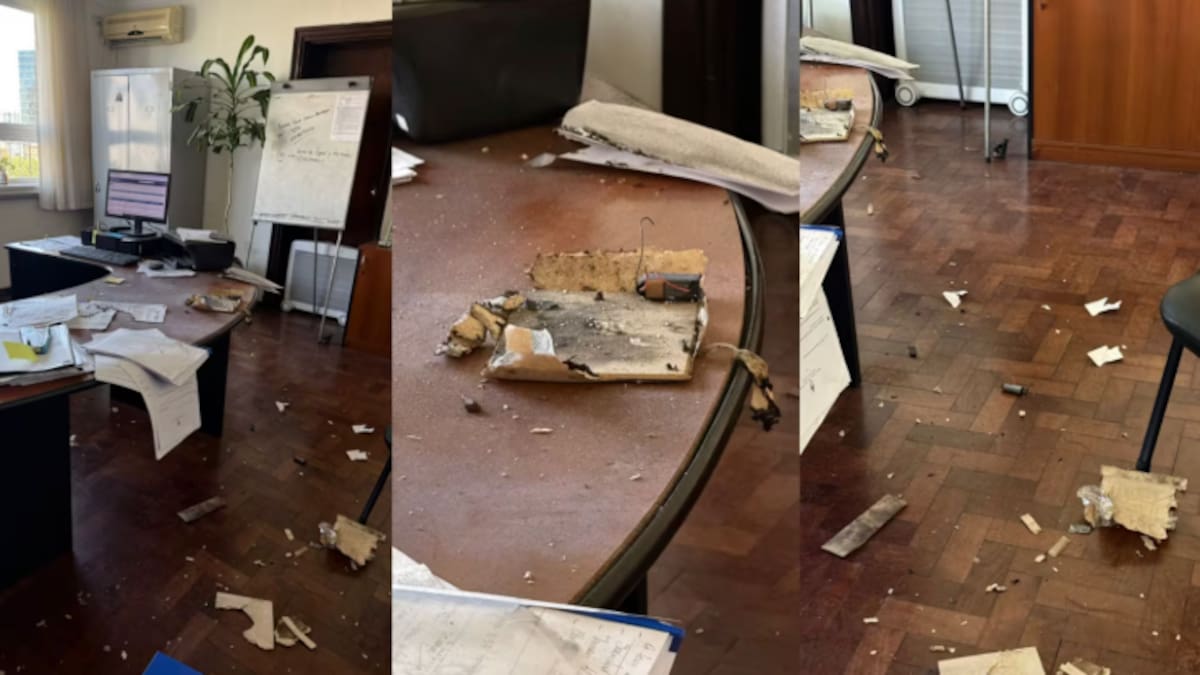 Se difundieron las primeras imágenes de la explosión en la Escuela Superior de Gendarmería.