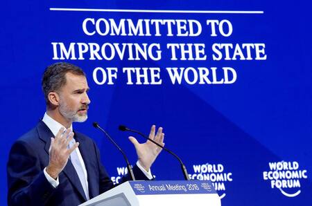 Cumbre de Davos - Rey de España (Reuters)