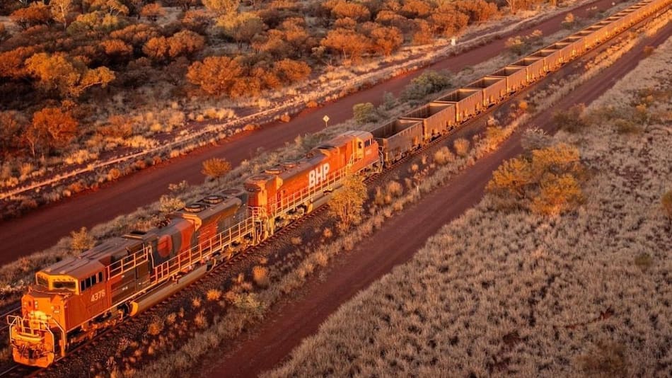 BHP Iron Ore, el tren más largo del mundo.