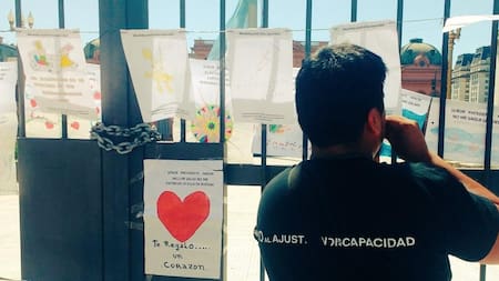 Marcha de los dibujos contra el ajuste en discapacidad