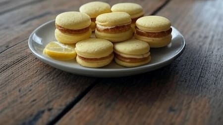 Alfajores de lemon pie