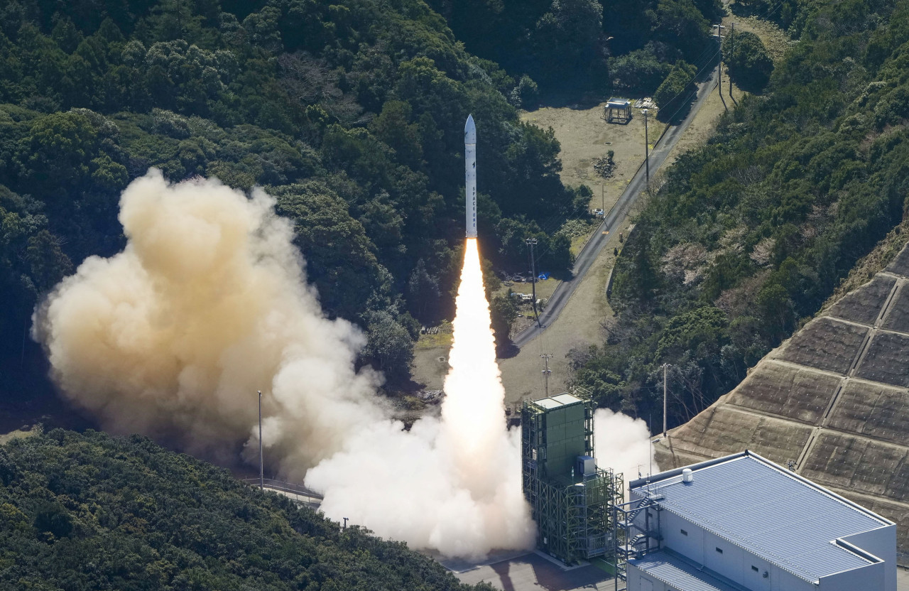 Explotó el cohete japonés Kairos en pleno lanzamiento. Foto: Reuters.