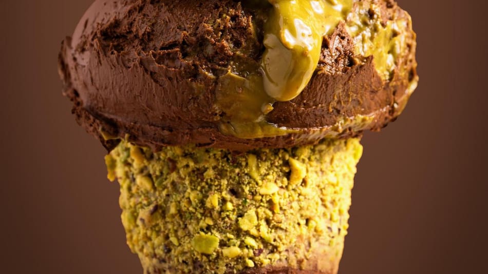 Helado de chocolate Dubai en Lucciano's. Foto Canal26.com