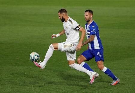 Benzema, Real Madrid vs. Alavés, Reuters