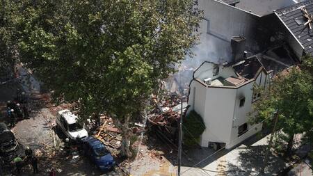 Explosión en Villa Devoto. Foto: Télam
