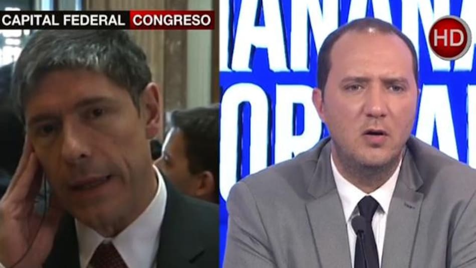 Abal Medina con Canal 26