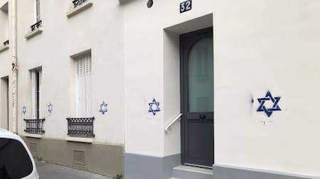 Antisemitismo en Francia. Foto: X @BHasquenoph