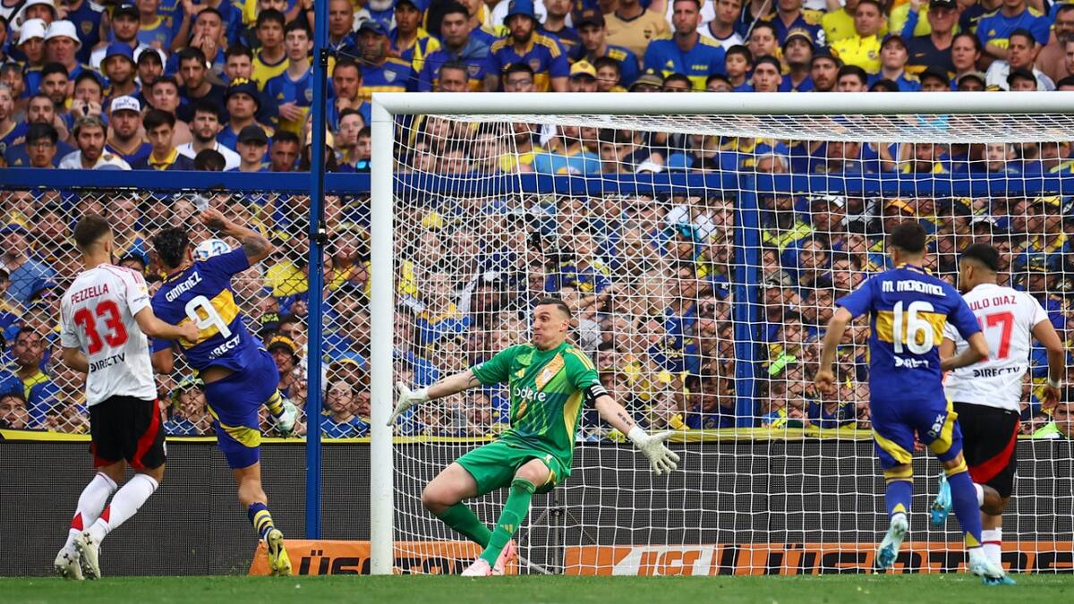 Agónico no-gol de Milton Giménez. Foto: Superclásico