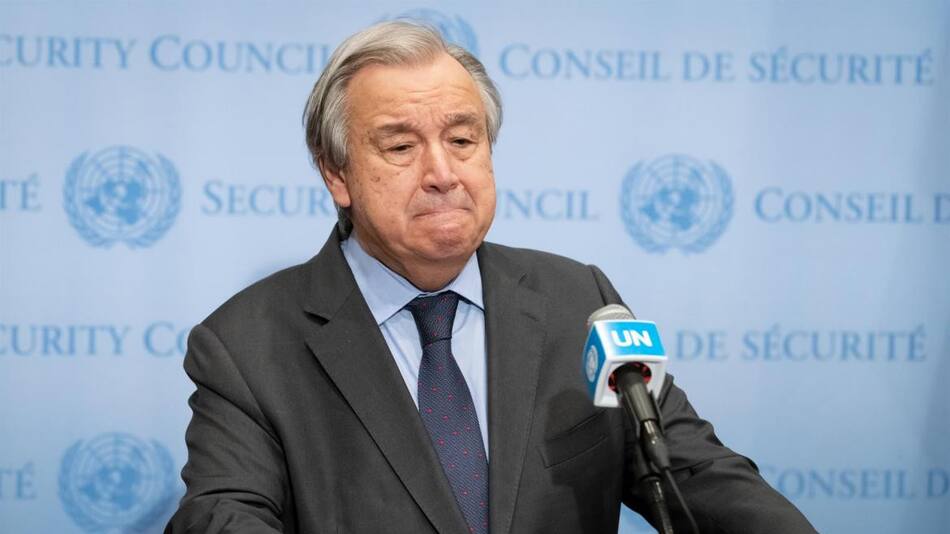 El secretario general de la ONU, António Guterres, EFE